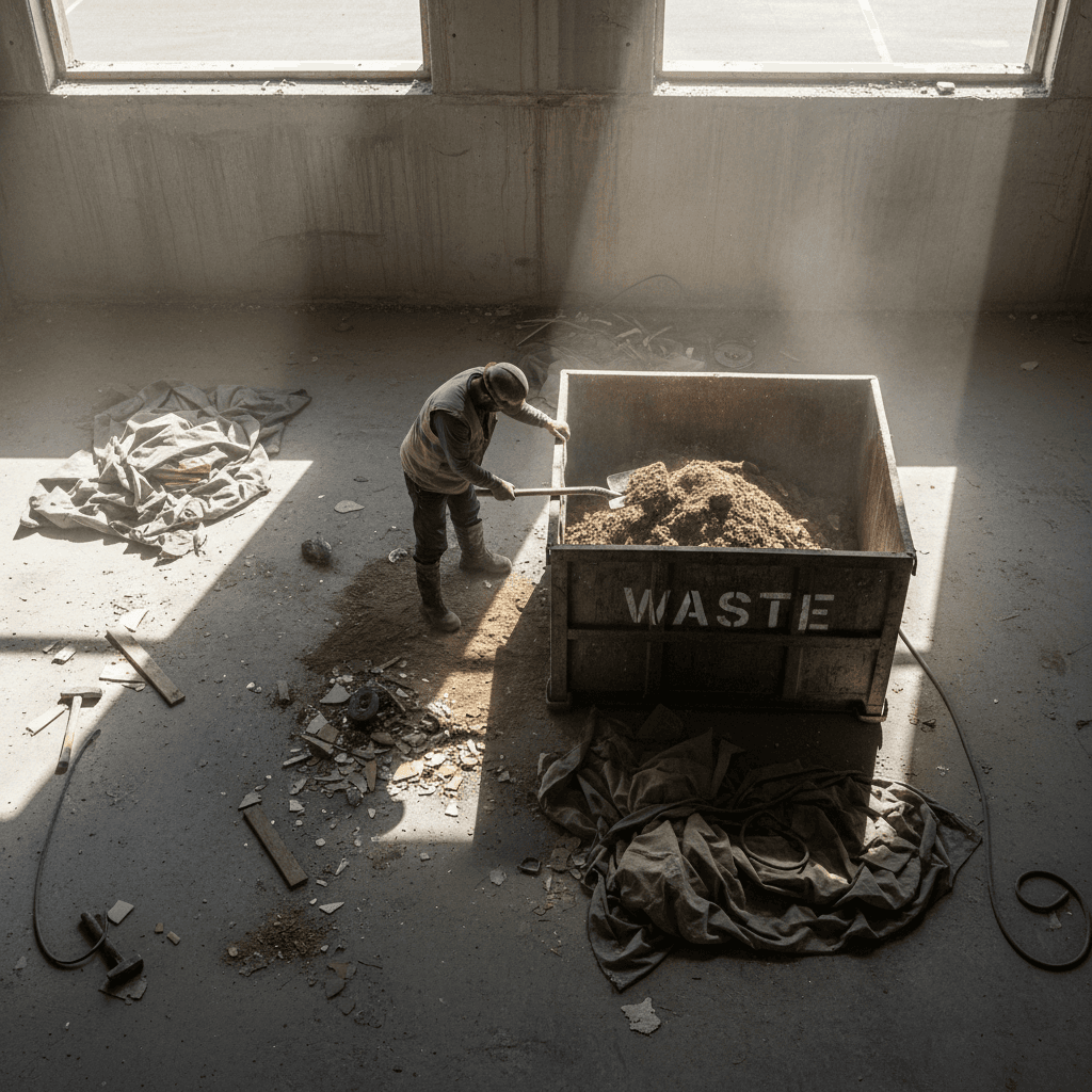 Construction and renovation debris